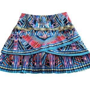 Lucky in Love‎ Women’s Multicolor Skater Skirt Size S (4-6)